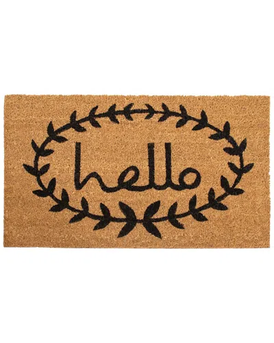 Calloway Mills Calico Hello Doormat In Brown