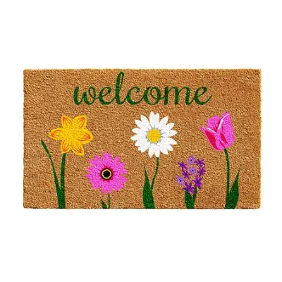 Calloway Mills Carmine Outdoor Rectangular Doormat In Multi