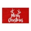 Calloway Mills Christmas Antlers Outdoor Rectangular Doormat In Multi