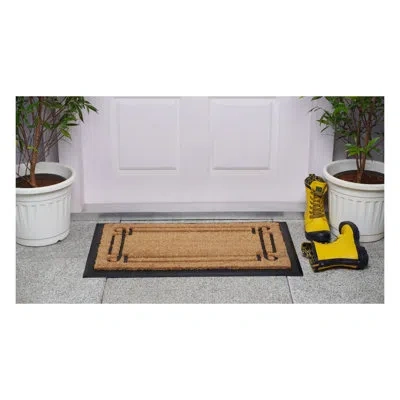 Calloway Mills Classic Border Non-slip Indoor Outdoor Door Mat In Multicolor