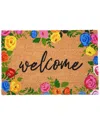 Calloway Mills Colorful Roses Welcome Doormat