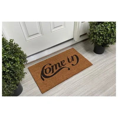 Calloway Mills Come In Go Away Indoor Outdoor Door Mat In Multicolor