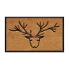 Calloway Mills Deer Outdoor Rectangular Doormat In Brown