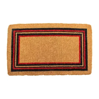 Calloway Mills Esquire Outdoor Rectangular Doormat In Brown