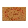 Calloway Mills Fall Wreath Outdoor Rectangular Doormat In Multi