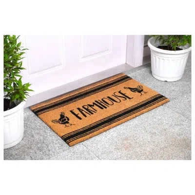 Calloway Mills Farmhouse Indoor Outdoor Door Mat In Multicolor