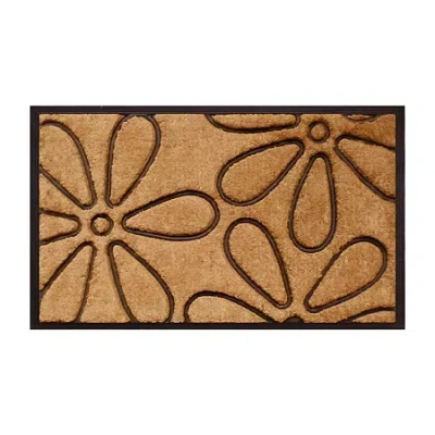 Calloway Mills Flowers Outdoor Rectangular Doormat In Multi