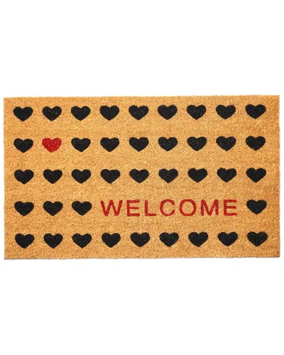 Calloway Mills Heart Welcome Doormat In Multi