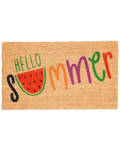 Calloway Mills Hello Summer Doormat In Brown