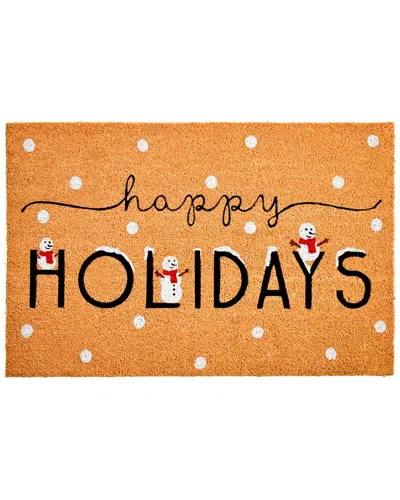 Calloway Mills Holiday Joy Doormat In Orange