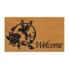Calloway Mills Hummingbird Welcome Outdoor Rectangular Doormat In Black