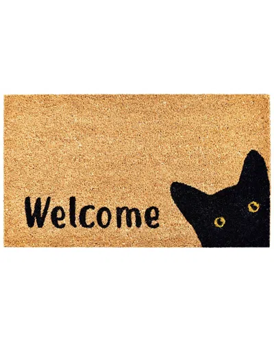 Calloway Mills Kitty Korner Doormat In Brown