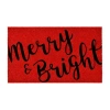 Calloway Mills Merry And Bright Outdoor Rectangular Doormat In Multi