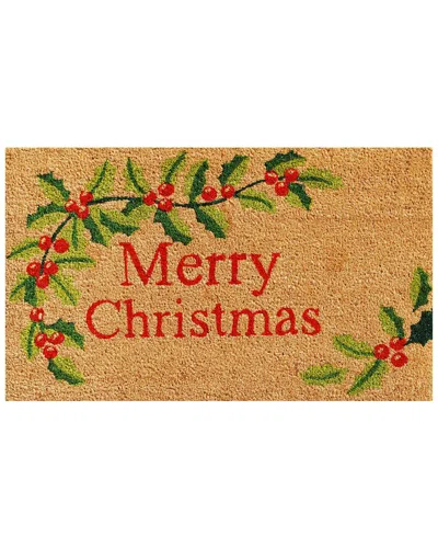 Calloway Mills Merry Christmas Doormat In Brown