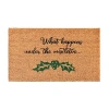 Calloway Mills Mistletoe Outdoor Rectangular Doormat In Multi