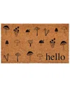 Calloway Mills Mushroom Hello Doormat