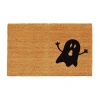 Calloway Mills Natural/black Ghost Outdoor Rectangular Doormat In Multi