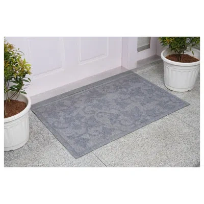 Calloway Mills Non-slip Door Mat In Gray