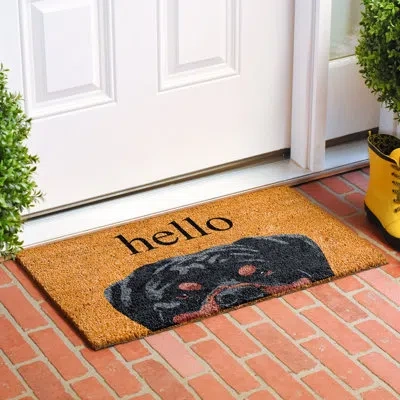 Calloway Mills Non-slip Doormat In Brown