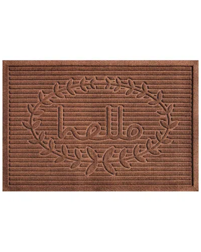 Calloway Mills Poly Hello Indoor/outdoor Mat Brown