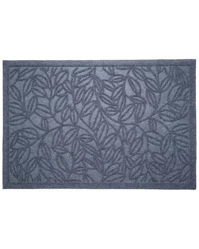 Calloway Mills Poly Lilac Vine Indoor/outdoor Mat Light Grey In Blue