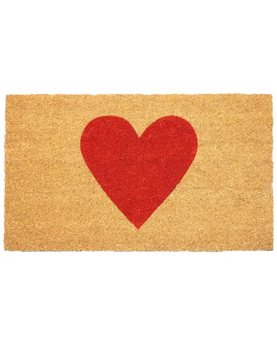 Calloway Mills Red Heart Doormat In Multi