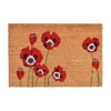 Calloway Mills Red Poppies Outdoor Rectangular Doormat In Multi