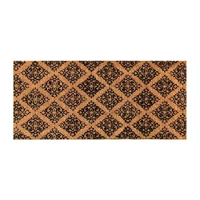 Calloway Mills Regency - Solid Print Outdoor Rectangular Doormat In Brown