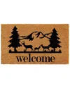 Calloway Mills Rocky Mountain Welcome Outdoor Rectangular Doormat