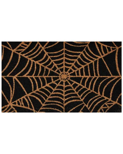 Calloway Mills Scary Web Doormat In Black