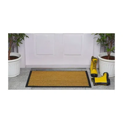 Calloway Mills Scraper Eco Rib 30 In. X 18 In. Non-slip Indoor Outdoor Door Mat In Multicolor