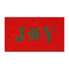 Calloway Mills Snowflake Joy Outdoor Rectangular Doormat In Multi