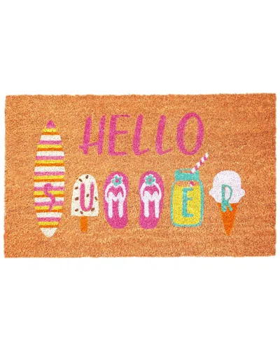 Calloway Mills Summer Fun Doormat In Brown