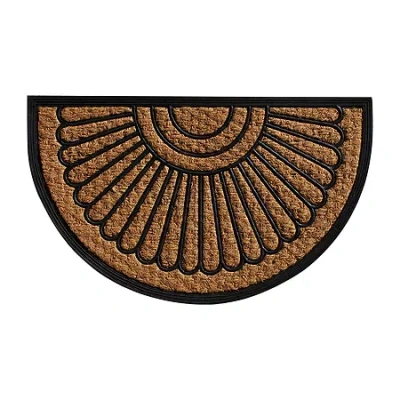 Calloway Mills Sun Pointe 18"x30" Wedge Doormat In White