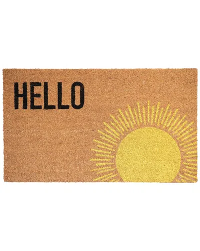 Calloway Mills Sunburst Doormat In Brown