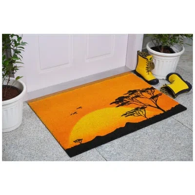 Calloway Mills Sunrise 24" X 36" Non-slip Door Mat In Multicolor