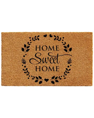 Calloway Mills Sweet Wreath Doormat In Brown