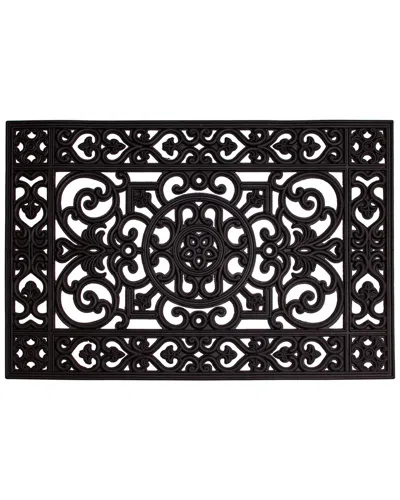 Calloway Mills Utopia Rubber Doormat In Black
