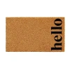Calloway Mills Vertical Hello Outdoor Rectangular Doormat In Multi