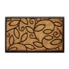 Calloway Mills Vine Leaves Outdoor Oval Doormat In Brown