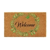 Calloway Mills Vine Wreath Outdoor Rectangular Doormat In Brown