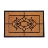 Calloway Mills Viola Outdoor Rectangular Doormat In Brown