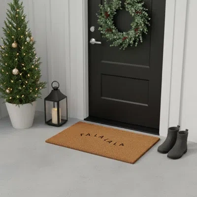 Calloway Mills Whimsy Fa La La Non-slip Indoor Outdoor Door Mat In Multicolor
