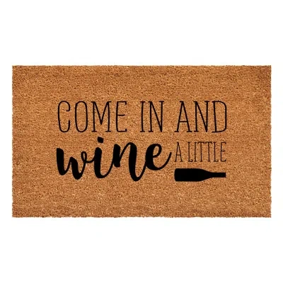 Calloway Mills Wine A Little Indoor Outdoor Door Mat In Multicolor