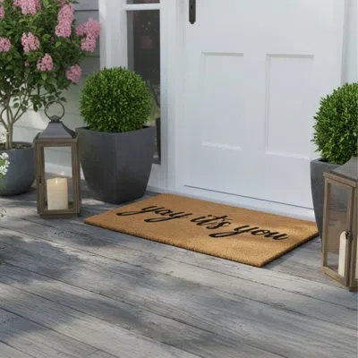 Calloway Mills Yay It's You Indoor Outdoor Door Mat In Multicolor