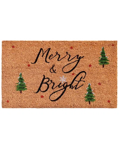 Calloway Mills Yule Doormat In Brown