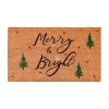 Calloway Mills Yule Outdoor Rectangular Doormat In Multi