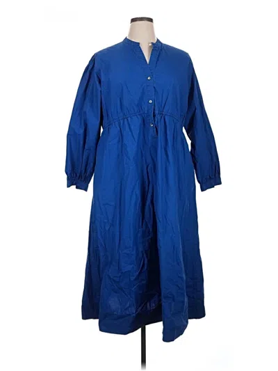 Pre-owned Calme Casual Dress In Blue