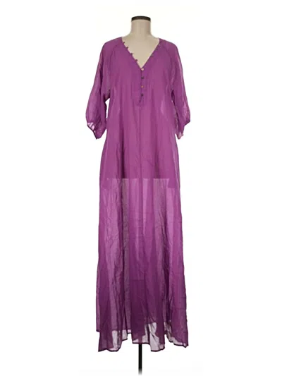 Pre-owned Calme Casual Dress In Purple