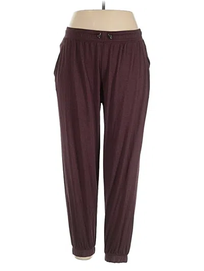 Pre-owned Calme Casual Pants In Burgundy